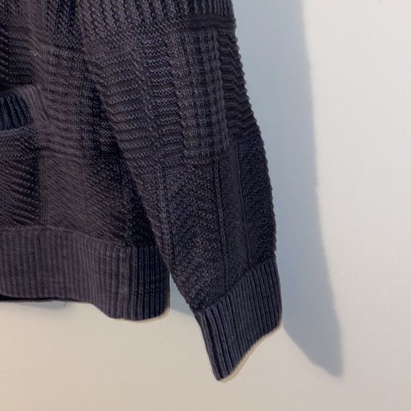 NWT Abercrombie & Fitch Blue Knitted Cardigan Mens - Picture 5 of 10